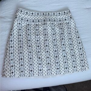 Club Monaco Studded A-Line Skirt